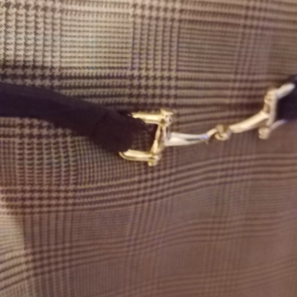 Preston & York Sheath Dress Sz. 10 Brown Plaid - Picture 5 of 11